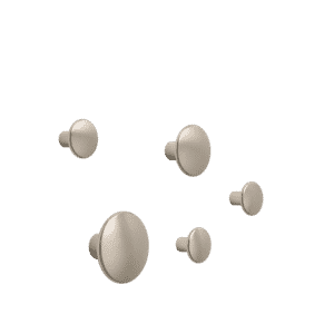 Dots Metal Set of 5 - Taupe von Muuto